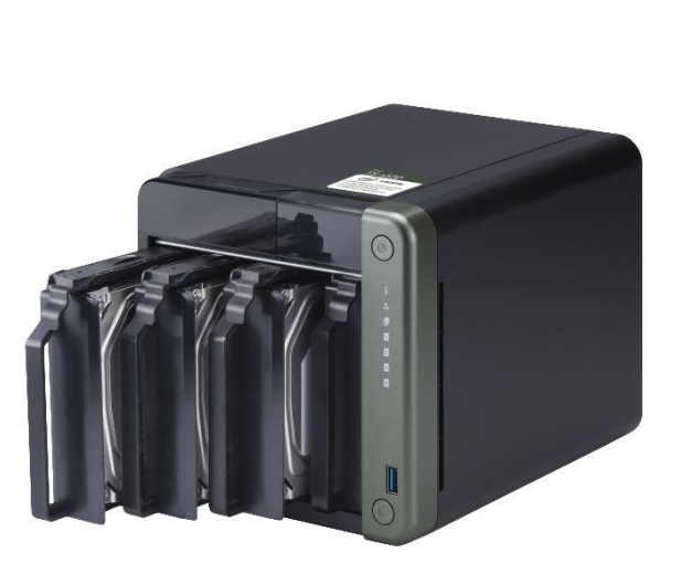 QNAP Serwer TS-453D-4G 2,5 GbE NAS 4 GB SO-DIMM DDR4 (1x4) - 581101 - zdjęcie 7